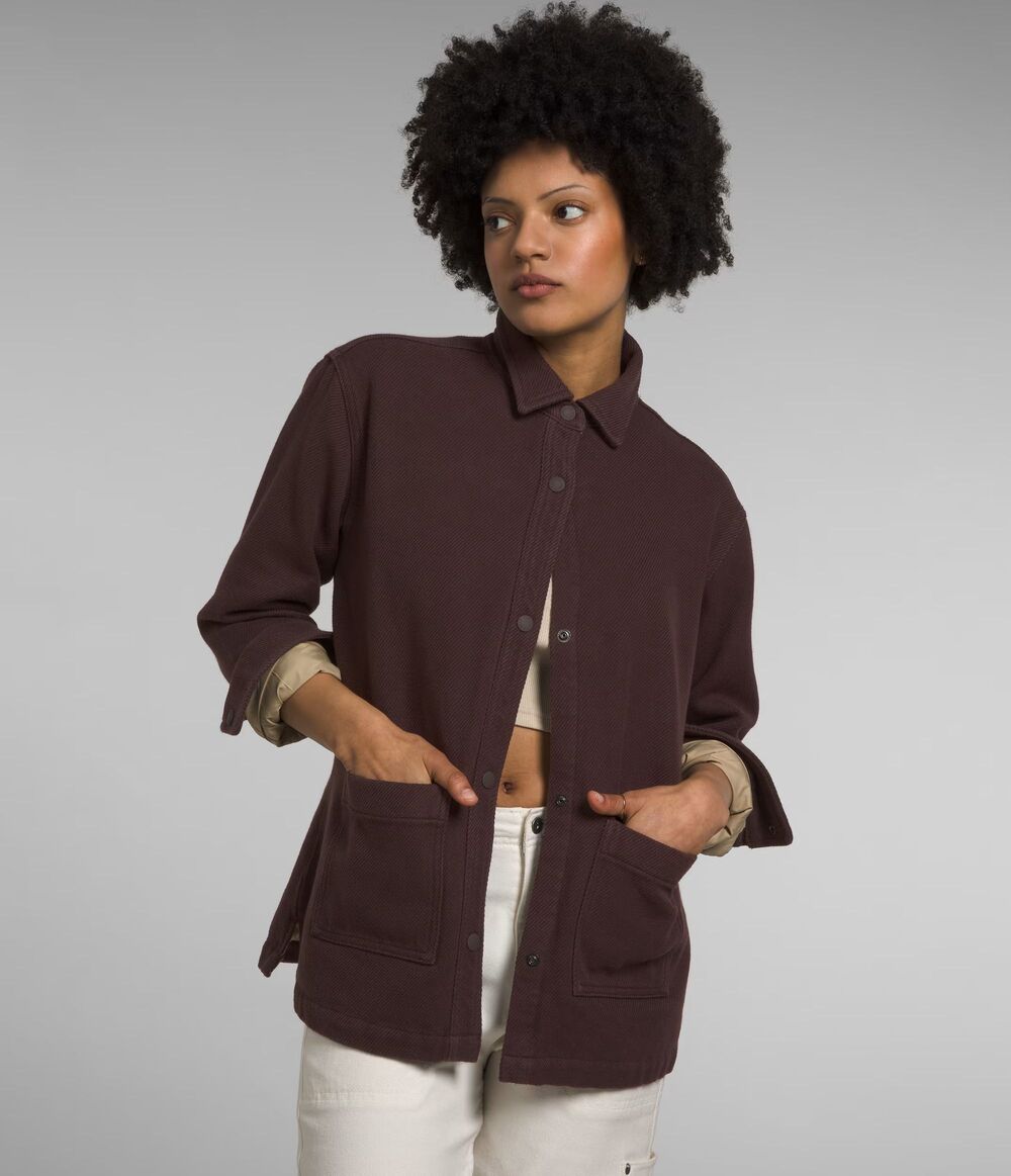 Women’s Valley Twill Utility Shacket, size M